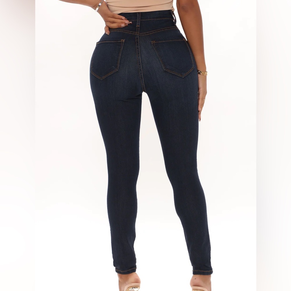 Fashion Nova Dark Denim Jeans